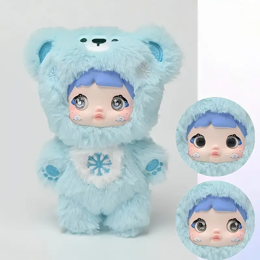 Nommi - Sweetheart| Adorable Plush Animal Dolls In Festive Hats & Heart Charms, Cozy Handmade Hanging Ornaments For Valentine'S Gifts, Room Decor & Bag Charms