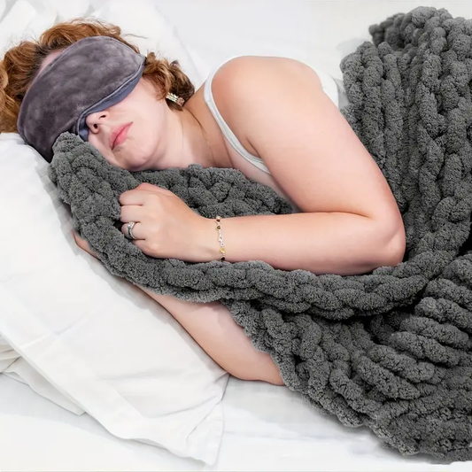 1 Thick Cozy Throw Blanket, Handwoven Soft Chenille Throw Blanket, Light Beige-friendly And Breathable, Fluffy And Soft, Machine Washable, Thick Blanket50.0inch X 60.0inch, 4lb, Suitable for Sofas, Beds, And Living Room Home Decor (Dark Gray)